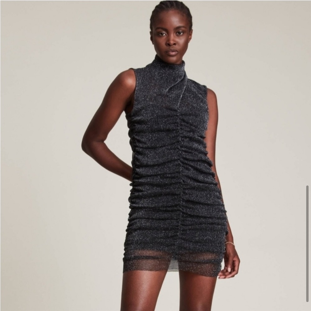NEW Allsaints Metallic dress